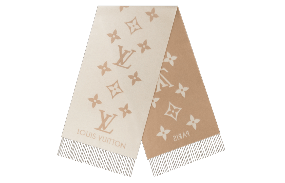 LOUIS VUITTON/路易威登 Louis Vuitton Letter Cashmere Scarf