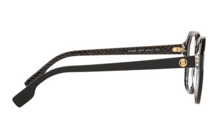 Burberry Irregular Frame Optical Glasses Black — фото 3