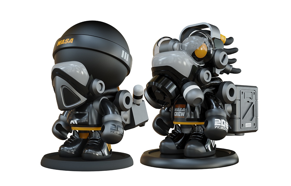 WAZZUPfamily SPLASH 206 WASA CREW vol.1 10cm