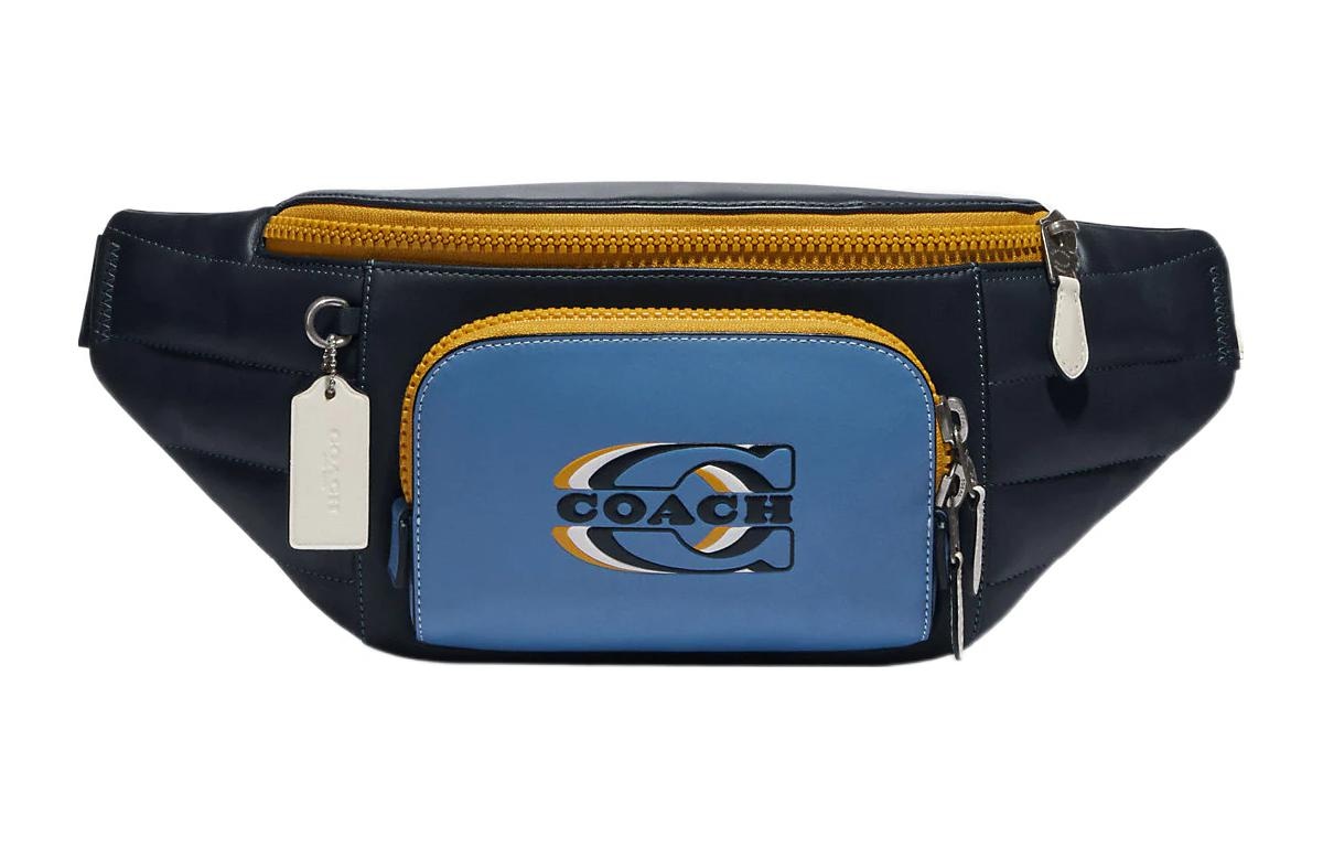Сумки Coach Belt 41 Quilted Logo Bag Blue