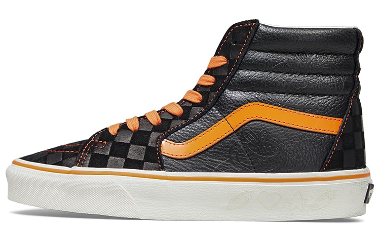 Vans Miro&Wujo x Vans SK8 High Black Orange — фото 11