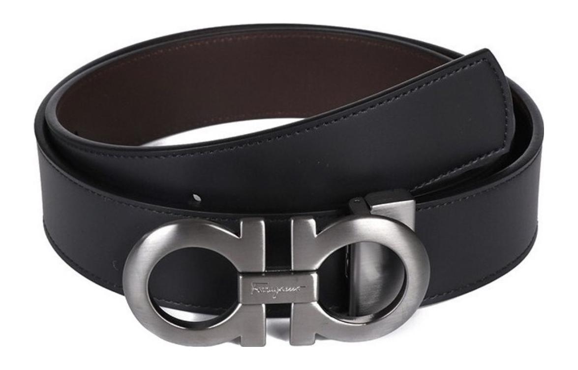 FERRAGAMO/菲拉格慕 Ferragamo Leather Belt Black