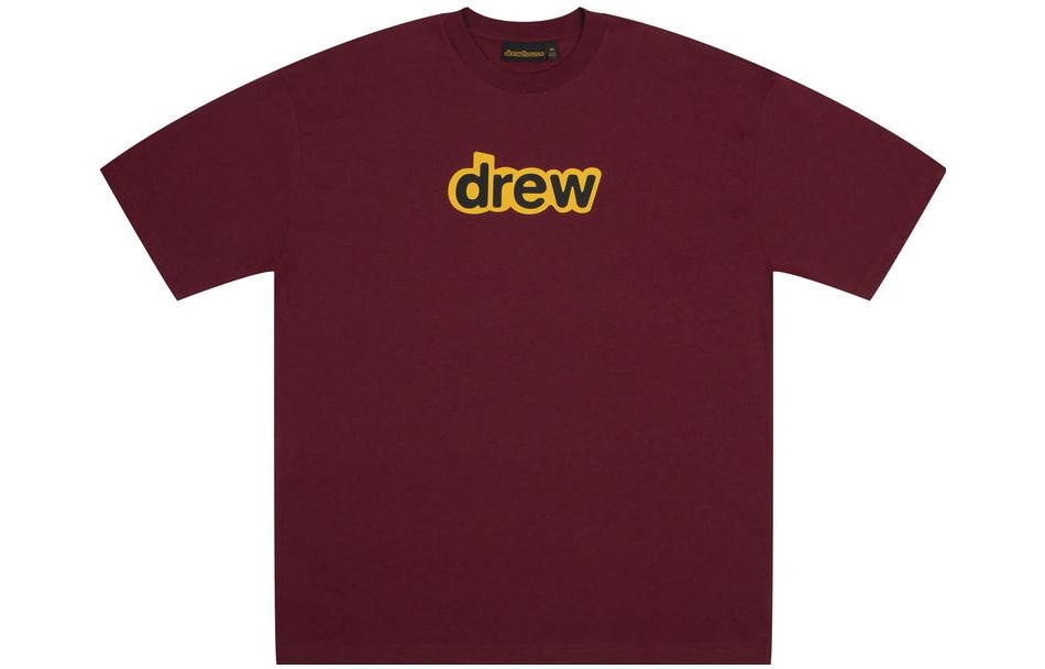 Drew House FW22 Secret Ss Tee Burgundy