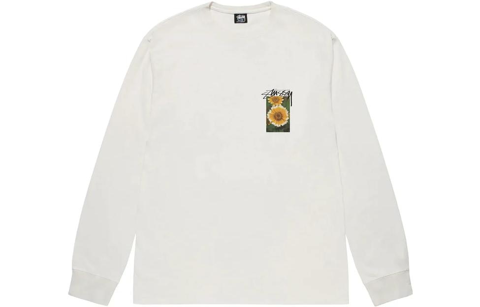 Stussy SS23 Floral Print Crewneck Long Sleeve Tee — фото 1