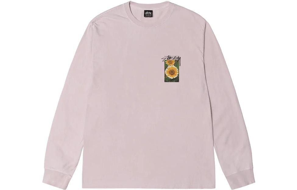 Stussy SS23 Floral Print Crewneck Long Sleeve Tee — фото 7