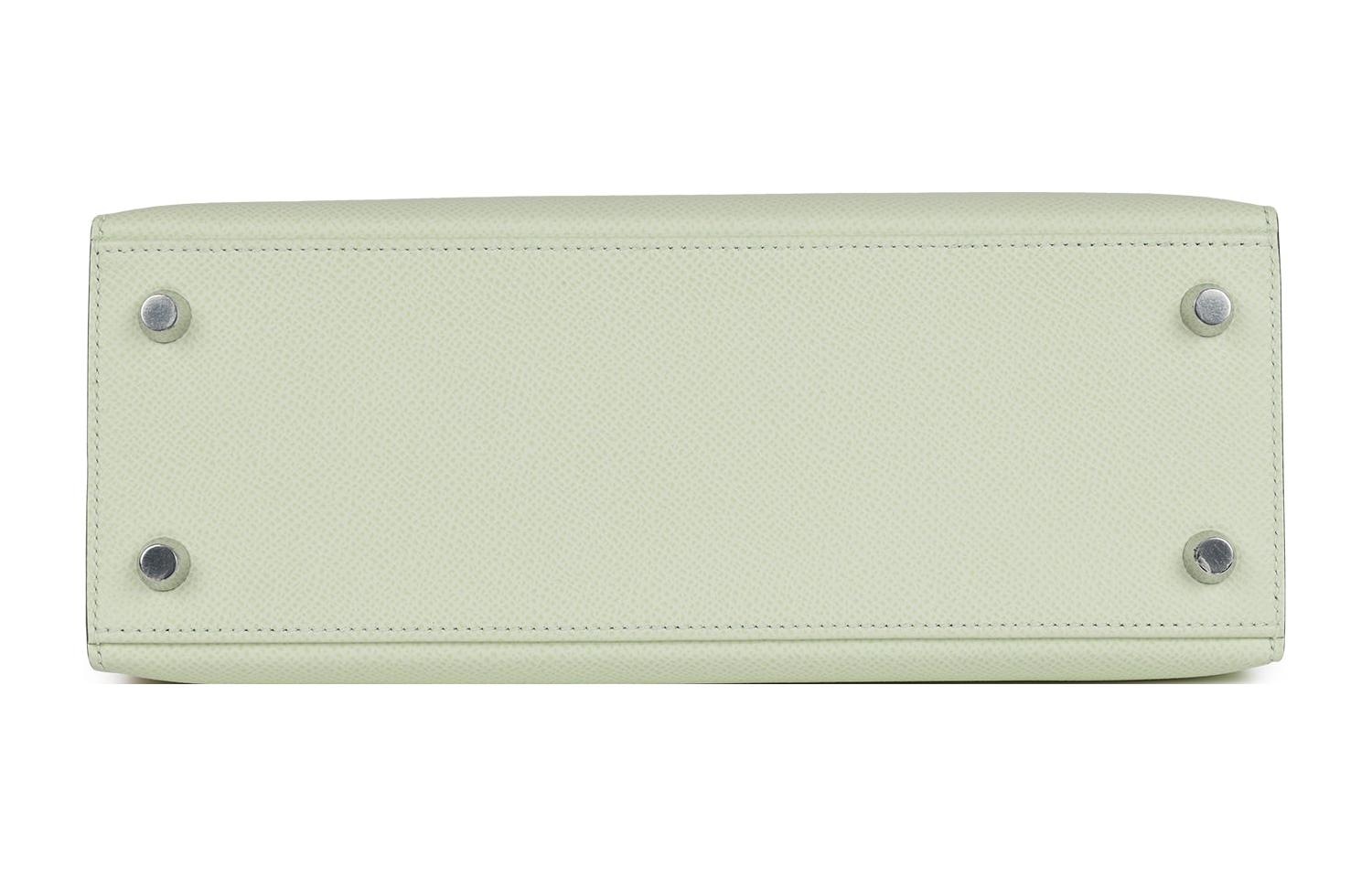 Hermes Kelly 25 Epsom 0S Vert Fizz — фото 4
