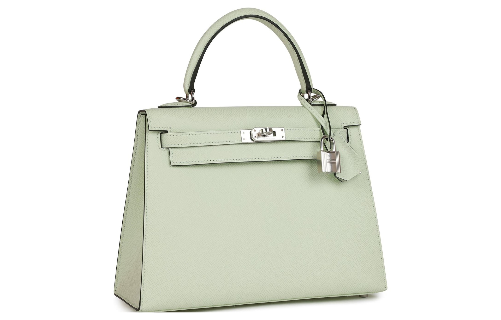Hermes Kelly 25 Epsom 0S Vert Fizz — фото 1