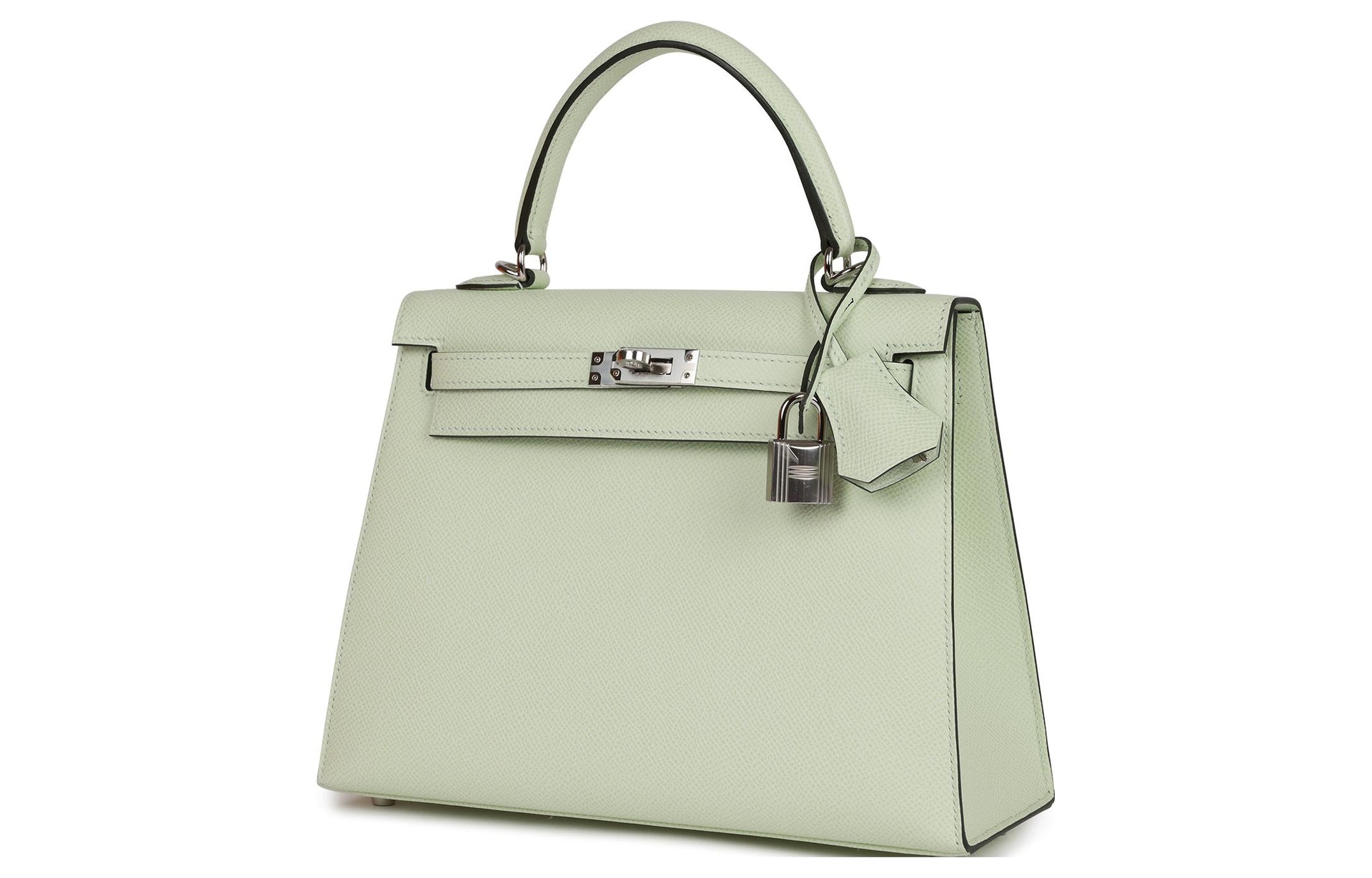 Hermes Kelly 25 Epsom 0S Vert Fizz — фото 2