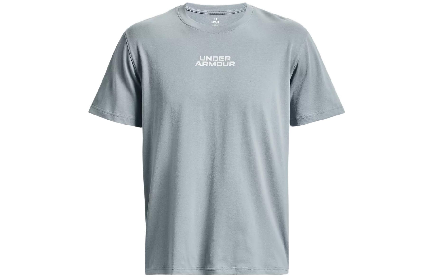 Under Armour Outline Crewneck T-Shirt Blue — фото 1