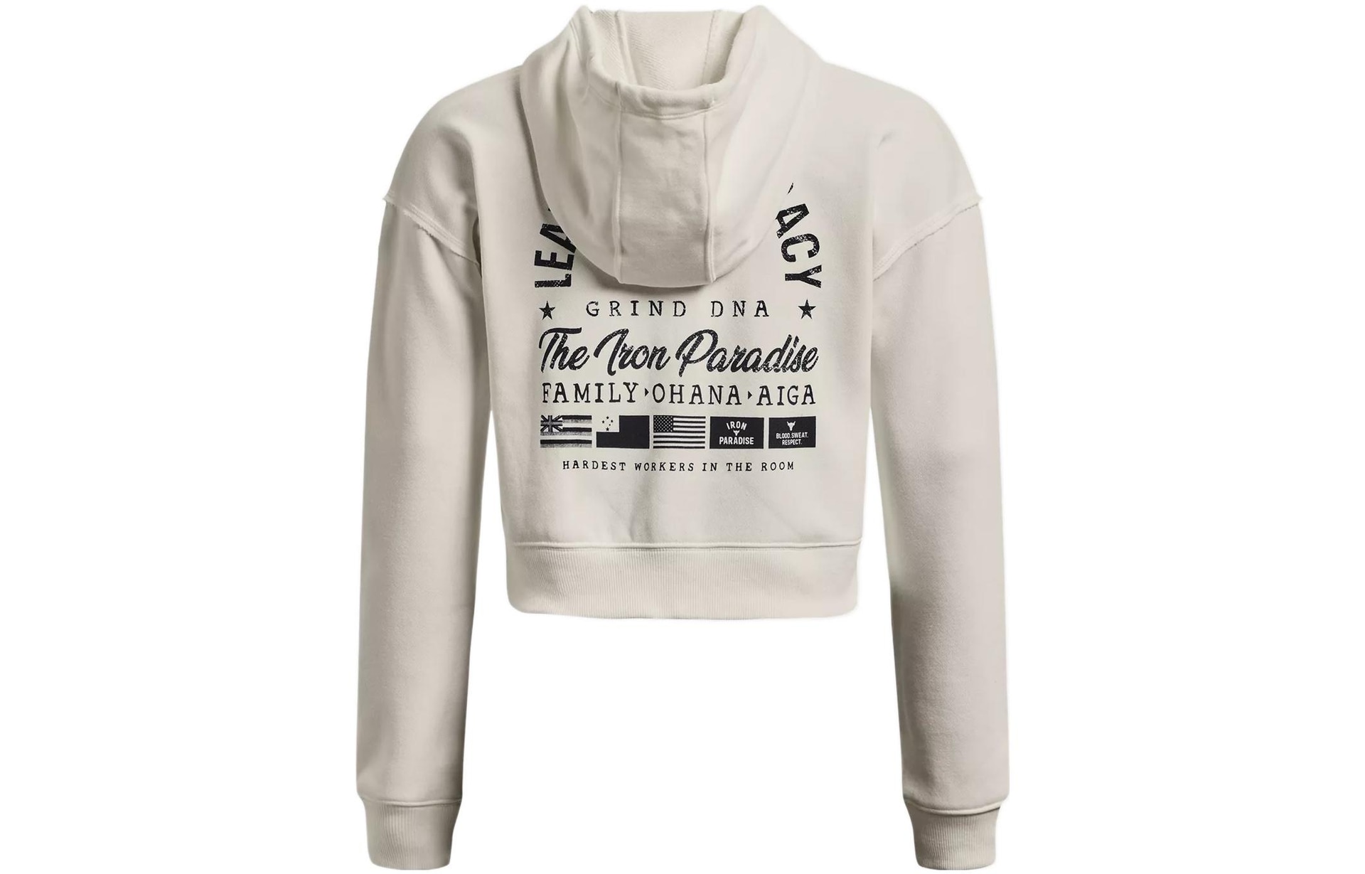 Under Armour Project Rock Ivory Hoodie — фото 1