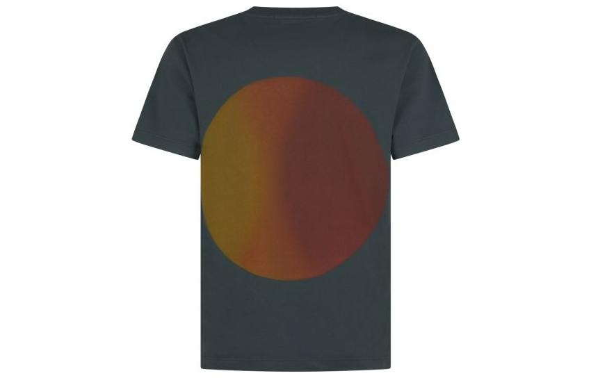 Stone Island FW22 Sunset Print T-Shirt Green — фото 1