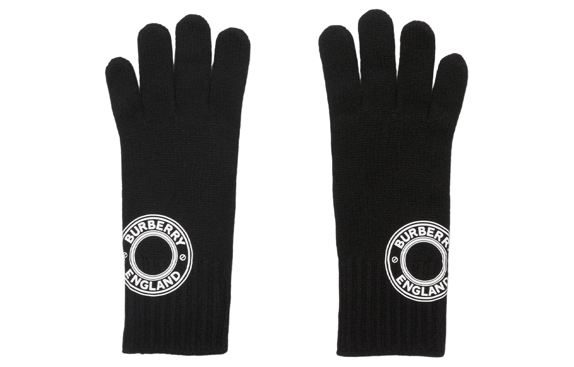 Burberry Wool Gloves Black