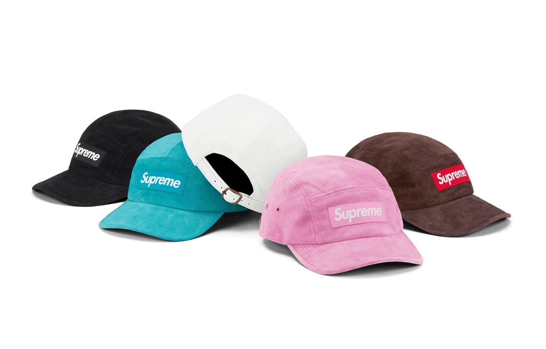 Supreme Suede Camp Cap