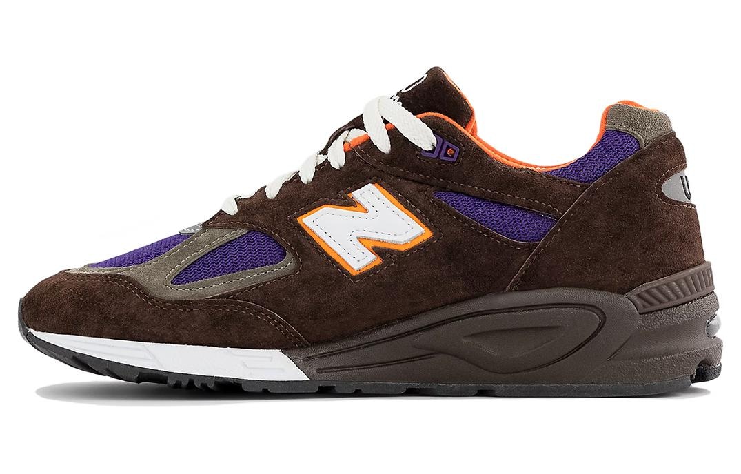 New Balance 990 V2 Brown Purple — фото 6