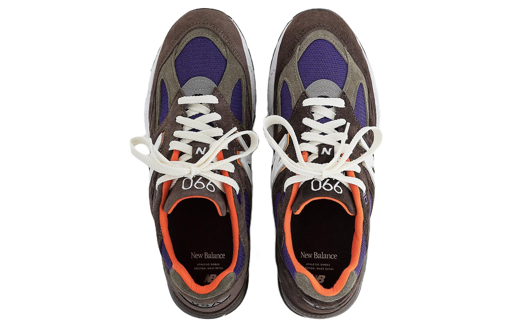 New Balance 990 V2 Brown Purple — фото 9