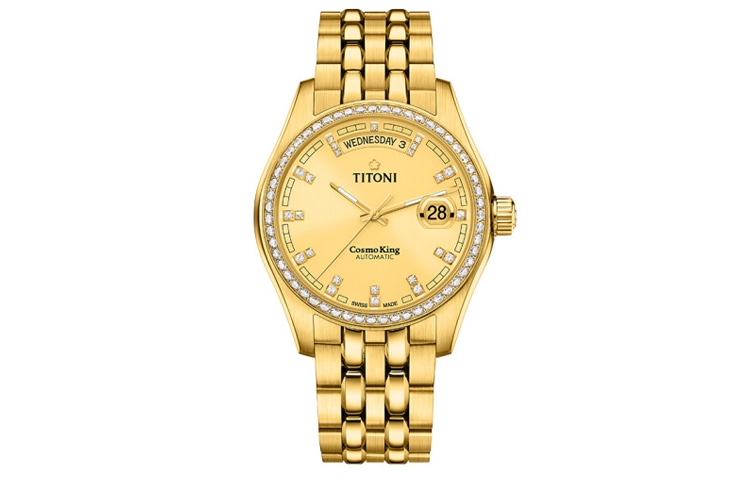 Часы Titoni 50 PVD 797-G-DB-306