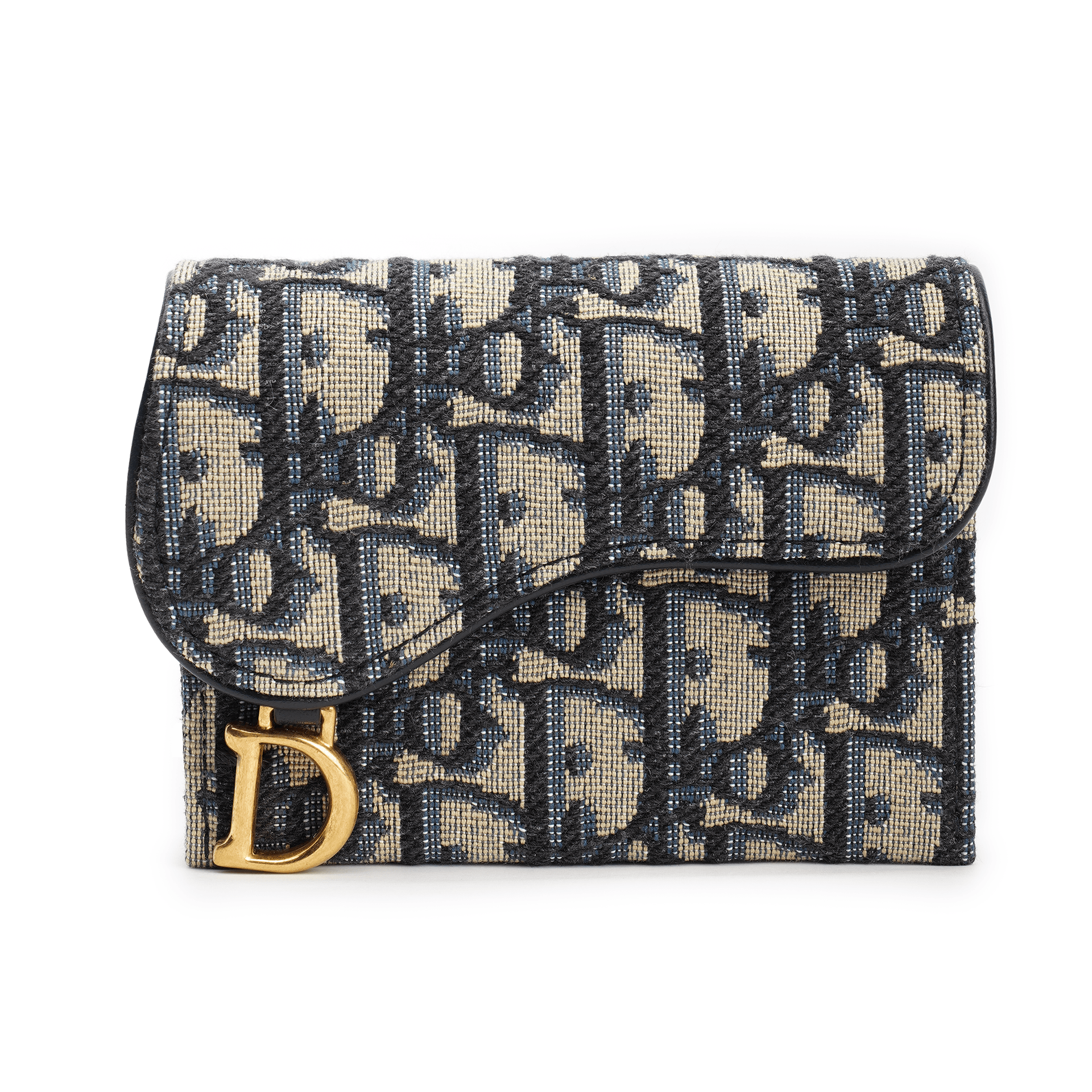 Dior Saddle Oblique Denim Blue
