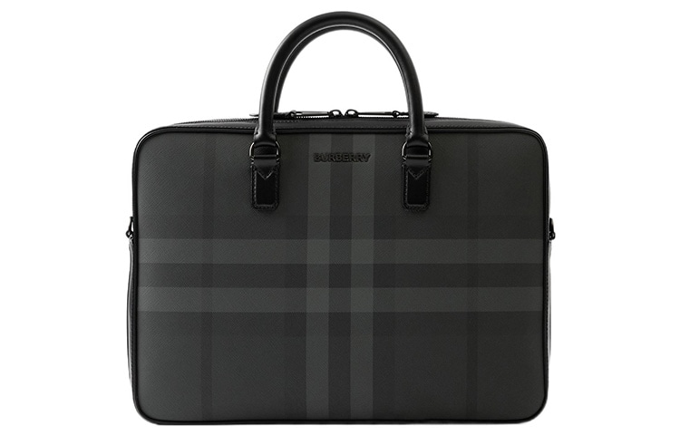 Burberry Briefcase Charcoal Black