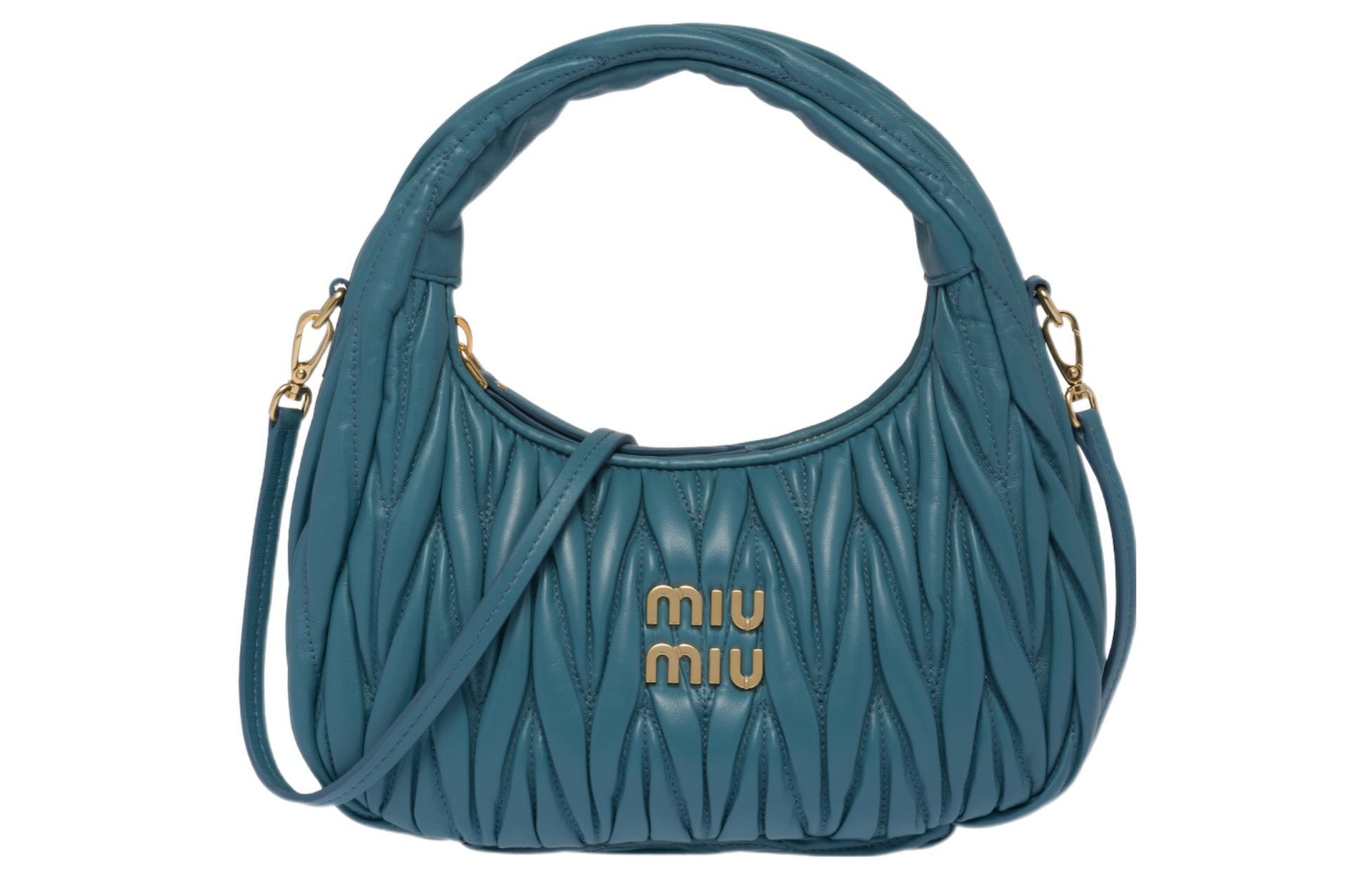 Miu Miu Wander Matelassé Blue
