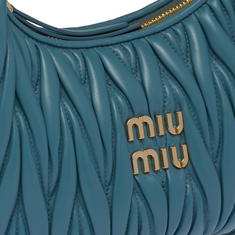 Miu Miu Wander Matelassé Blue — фото 4