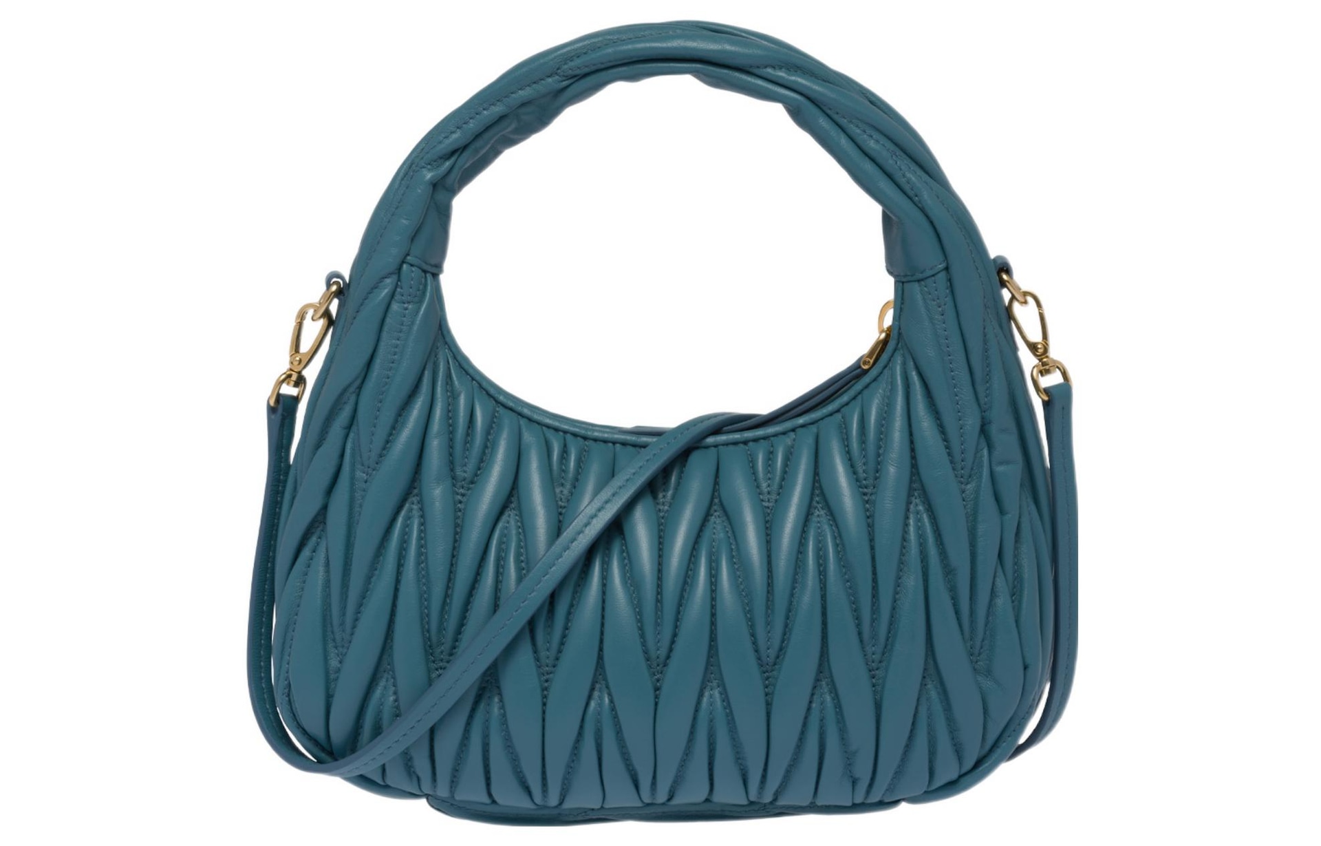 Miu Miu Wander Matelassé Blue — фото 2