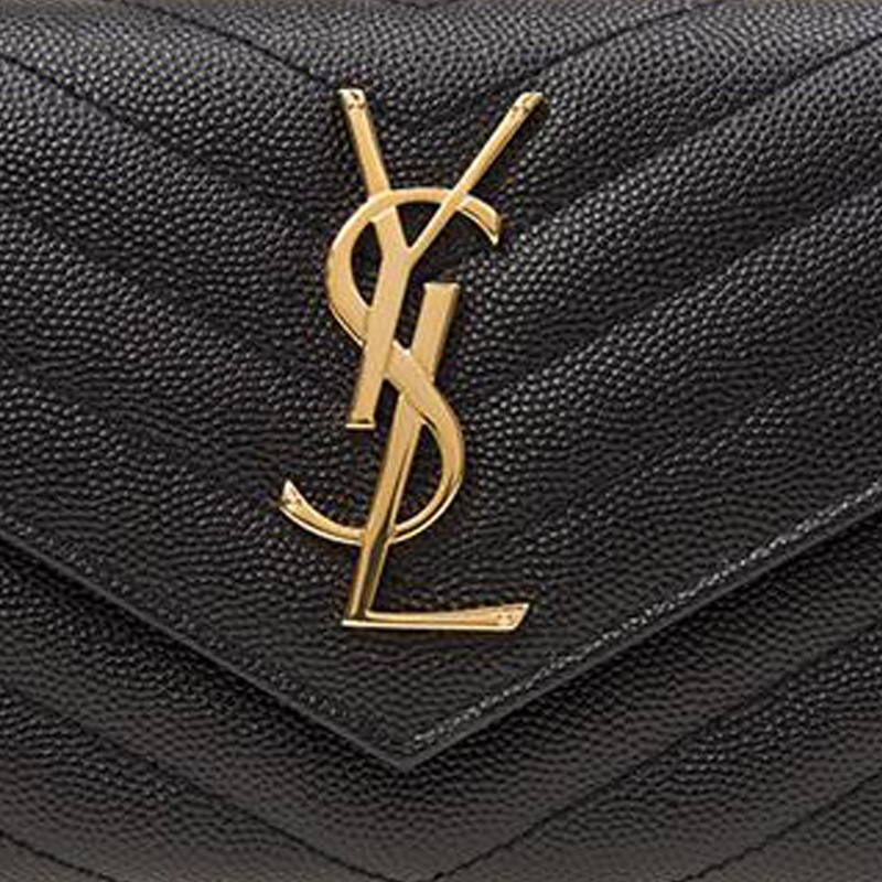 Saint Laurent YSL Monogram Envelope Wallet — фото 4