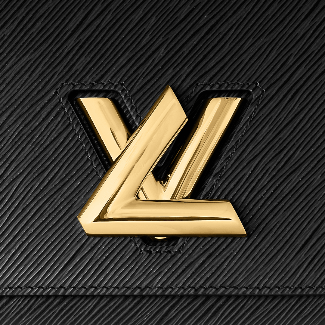 Louis Vuitton Twist Epi Medium Shoulder Bag Black — фото 5