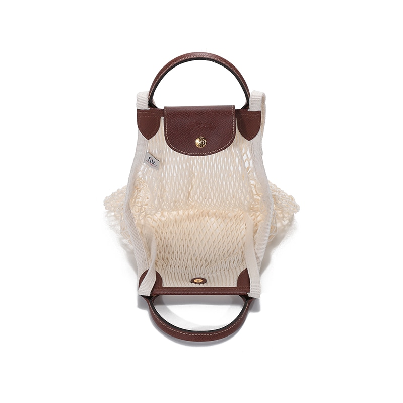 Longchamp Le Pliage Filet 38 Ivory — фото 3