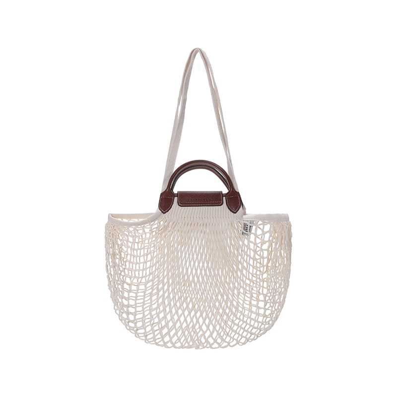 Longchamp Le Pliage Filet 38 Ivory — фото 2