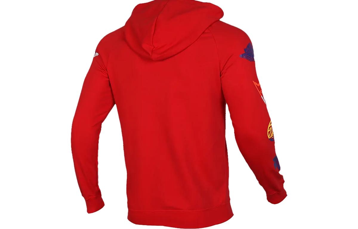 Jordan Logo Zip Hoodie Red — фото 1
