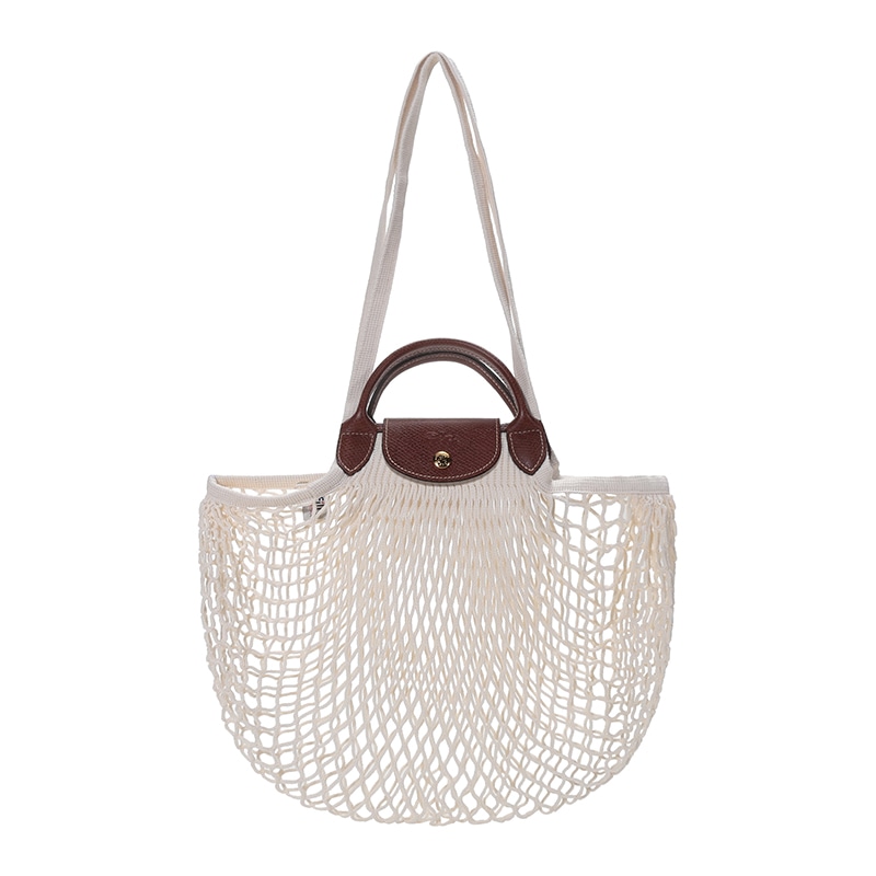Сумки Longchamp Le Pliage Filet 38 Ivory