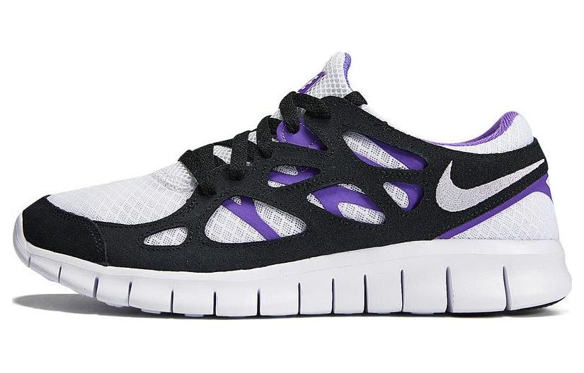Nike Free Run 2.0 White Purple — фото 5