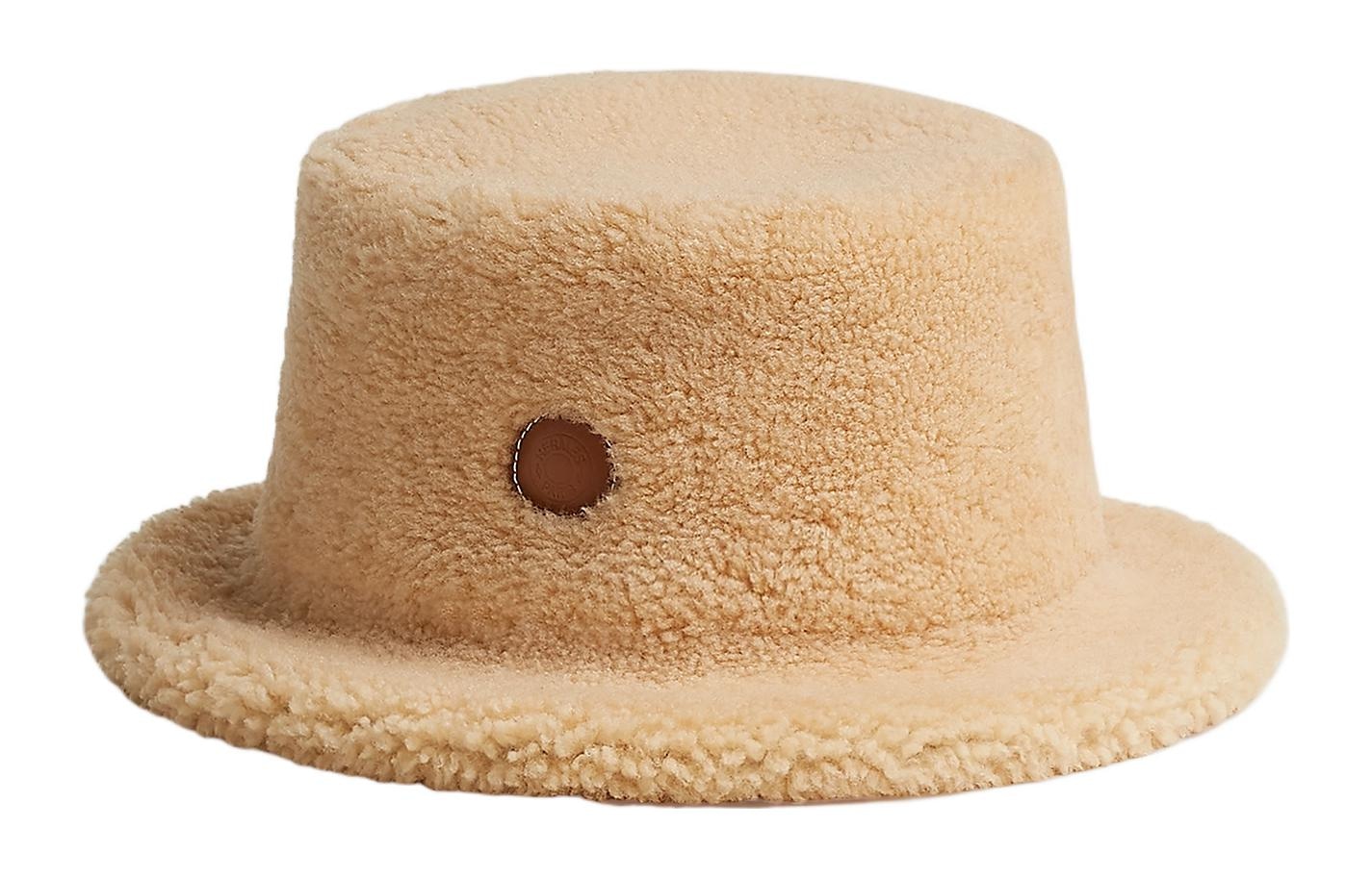 HERMES/爱马仕 Hermes H Passant Bucket Hat Beige