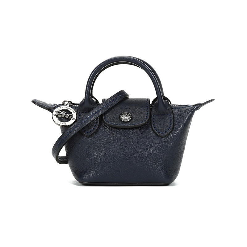 Сумки LONGCHAMP/珑骧 LONGCHAMP Le Pliage Cuir Mini Navy
