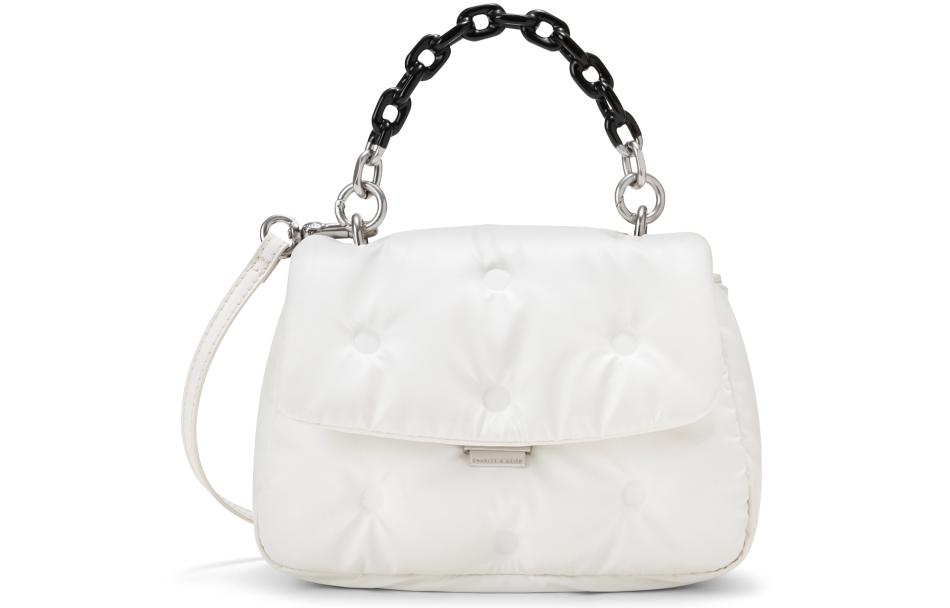 Сумки CHARLES&KEITH CHARLESKEITH PU BlackWhite
