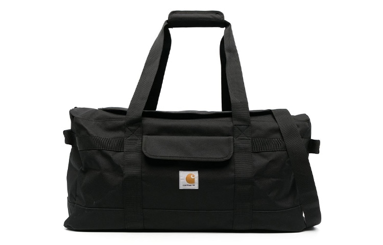 Carhartt Logo Zip Shoulder Bag Medium Black