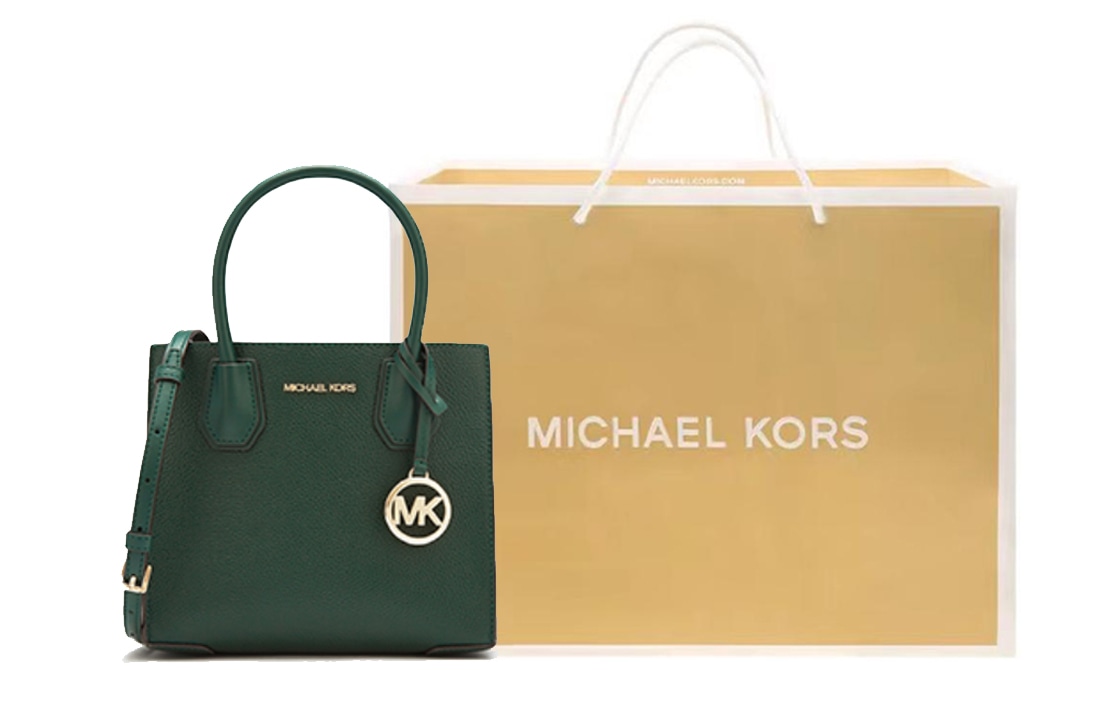 Michael Kors Mercer Small Green — фото 2
