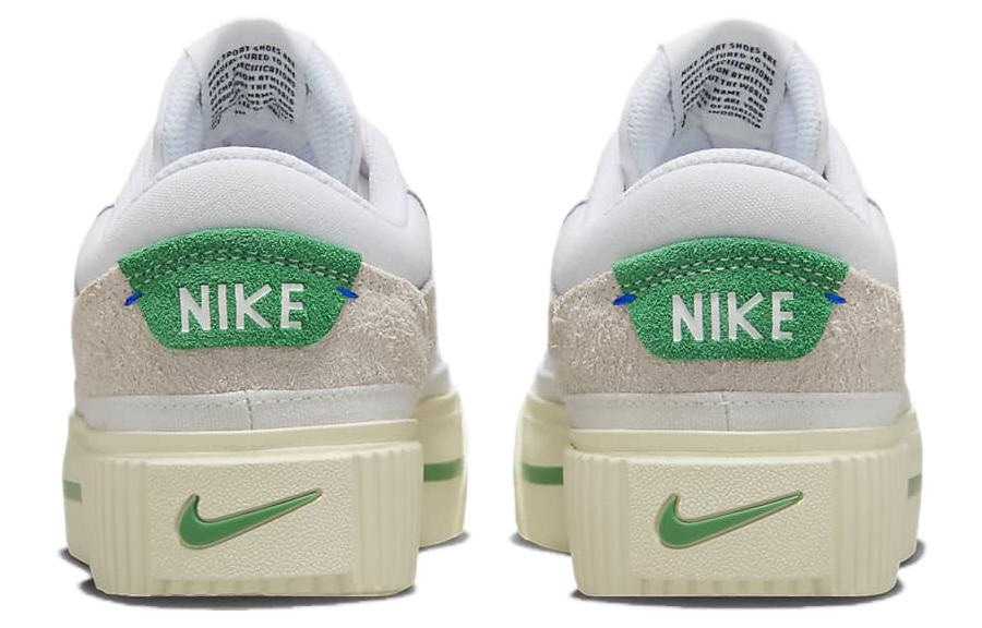 Nike Court Legacy Lift White Green — фото 10