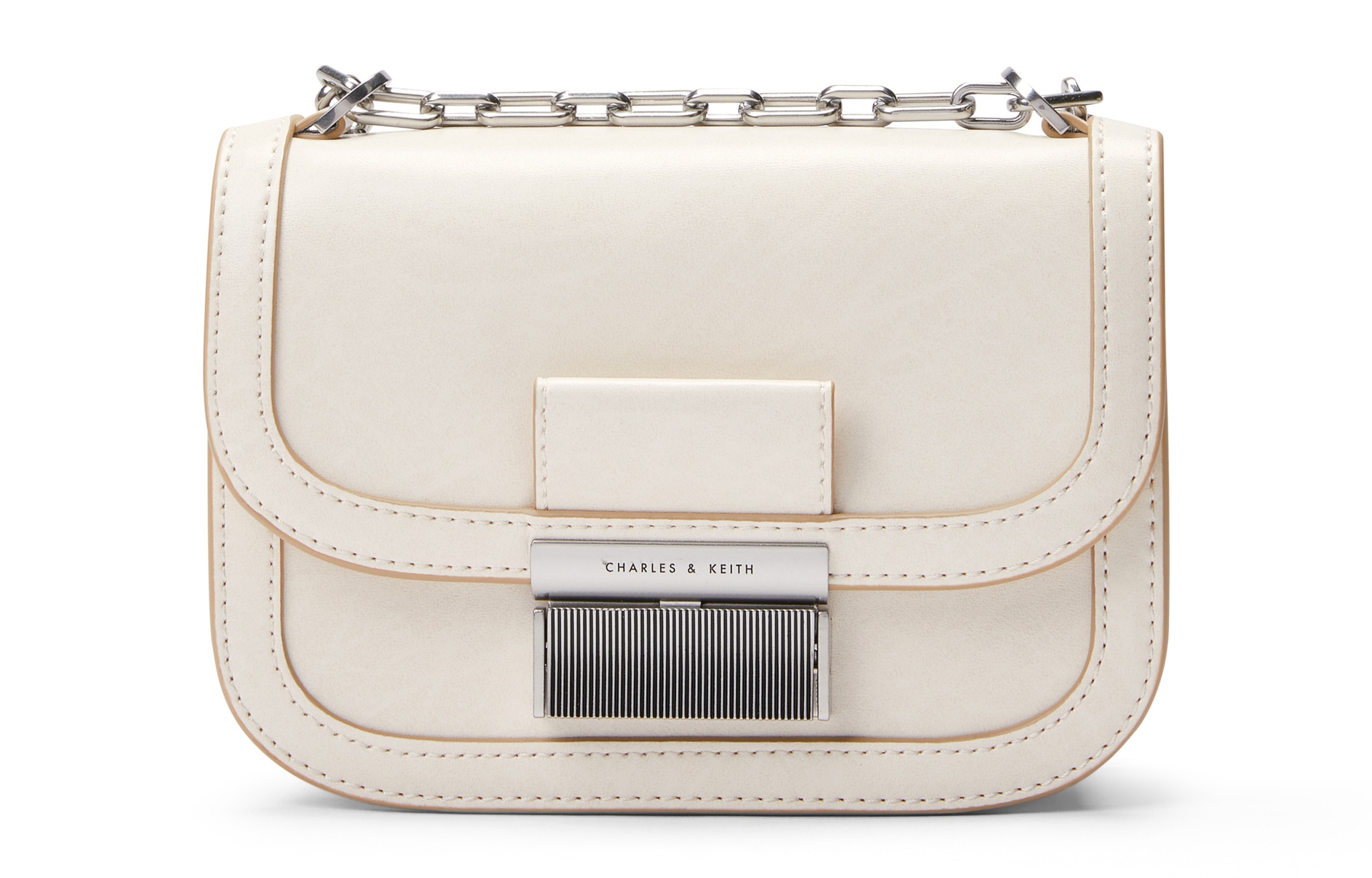 CHARLES&KEITH CHARLESKEITH pu BeigeBlack