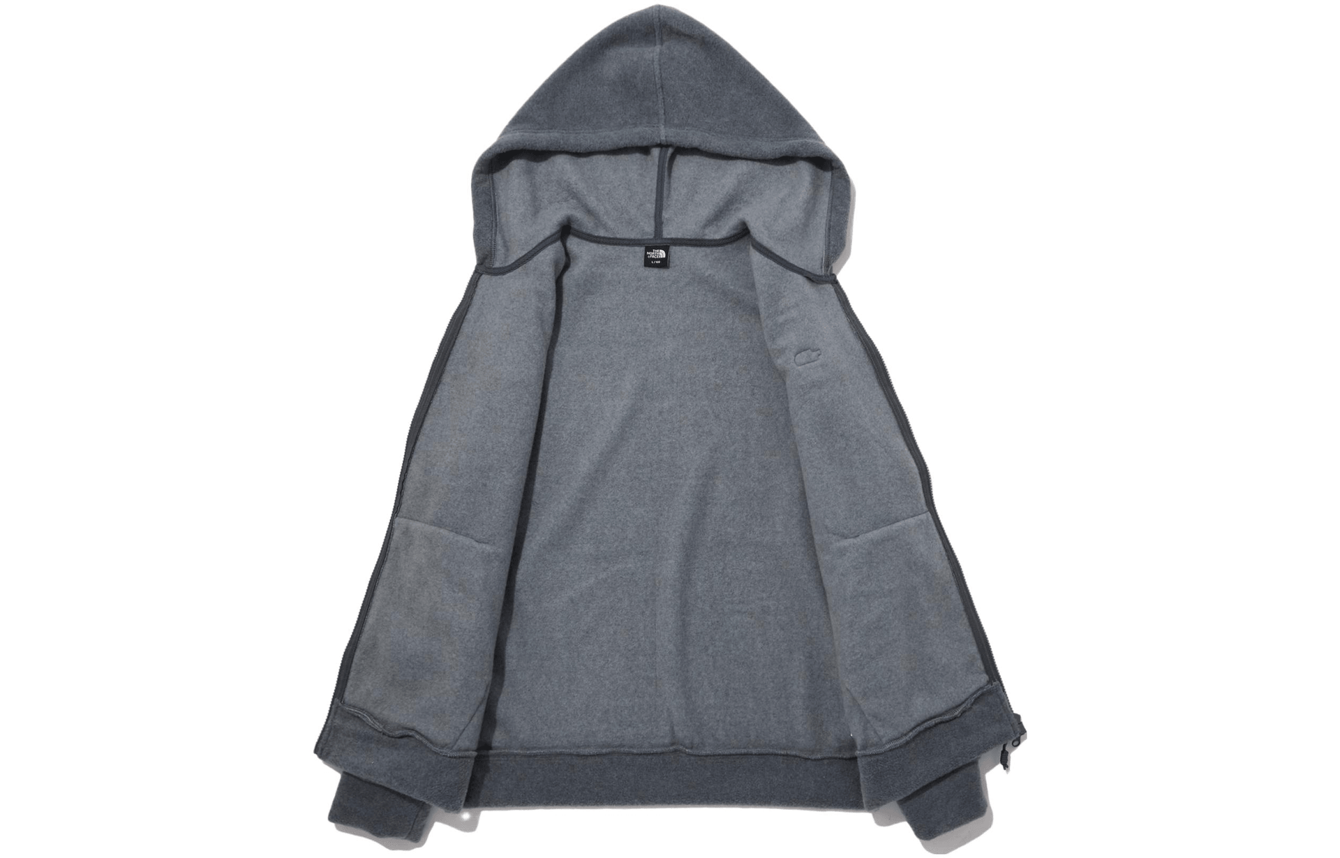 The North Face Classic Logo Hoodie Grey — фото 2