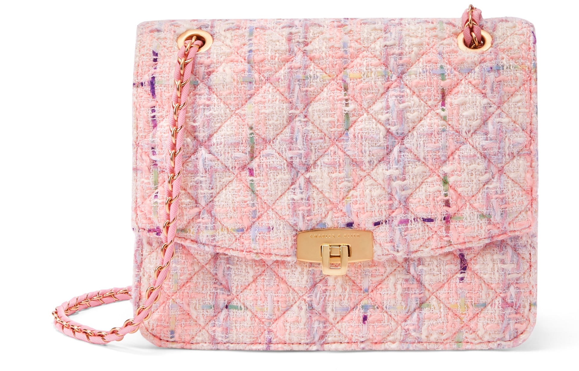 CHARLES&KEITH CHARLESKEITH BlackWhitePink