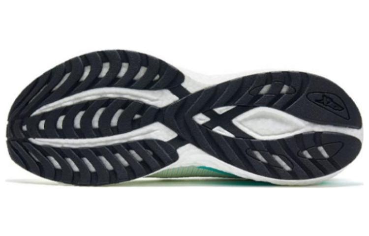 特步 Xtep Running Shoes White Black Green — фото 7