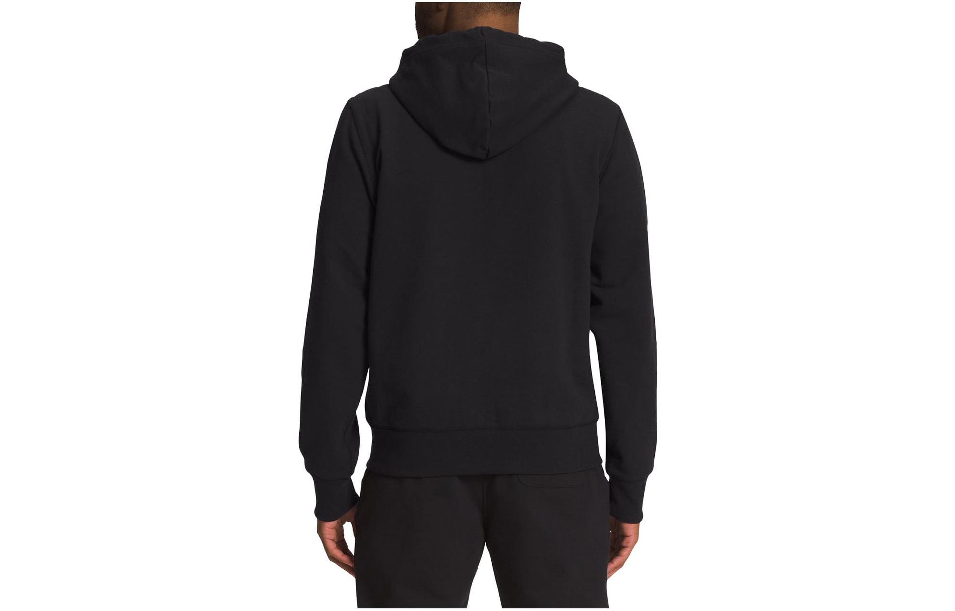 The North Face Logo Zip Hoodie Black — фото 1