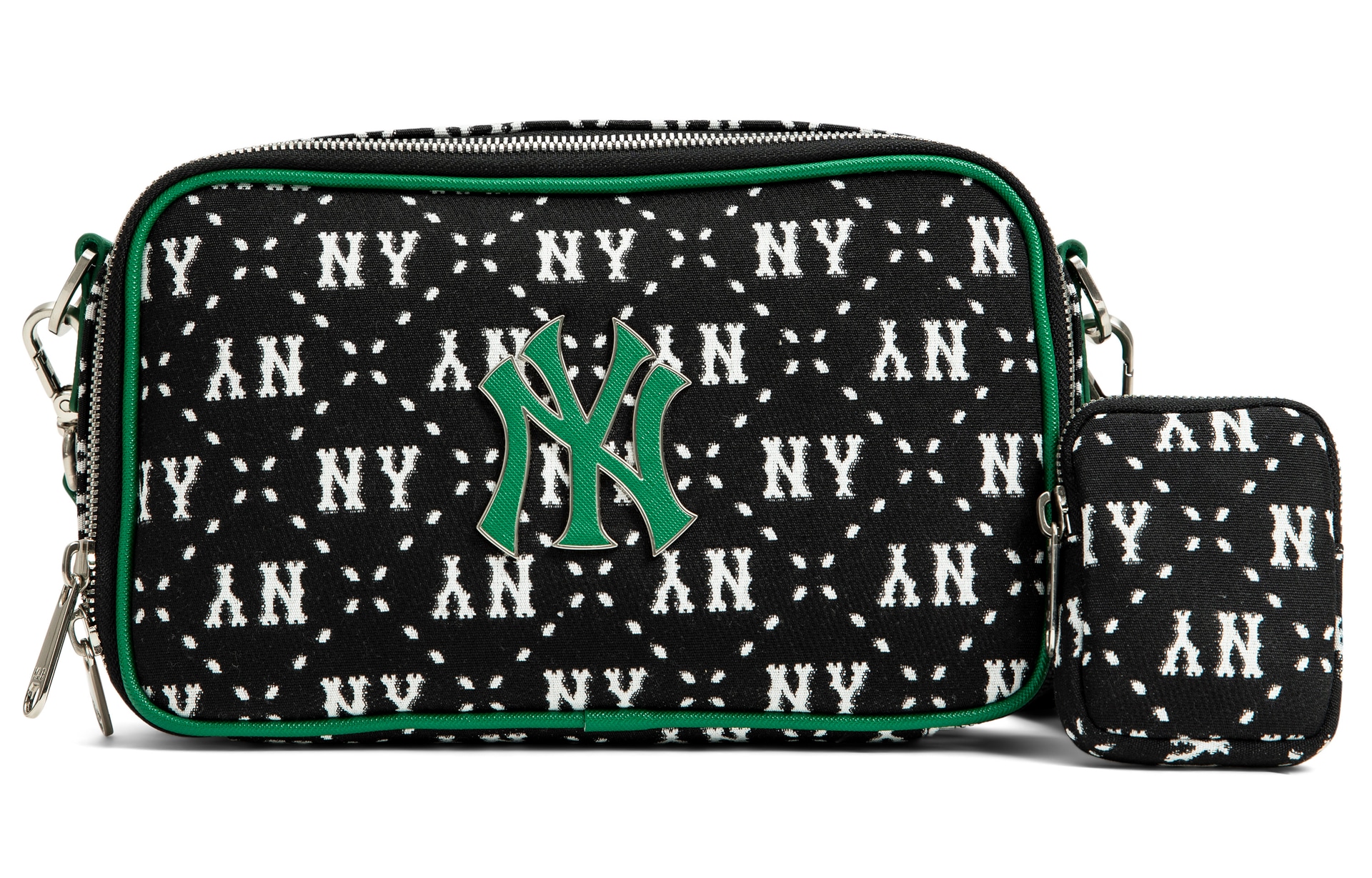 MLB Monogram Crossbody Bag Black — фото 2