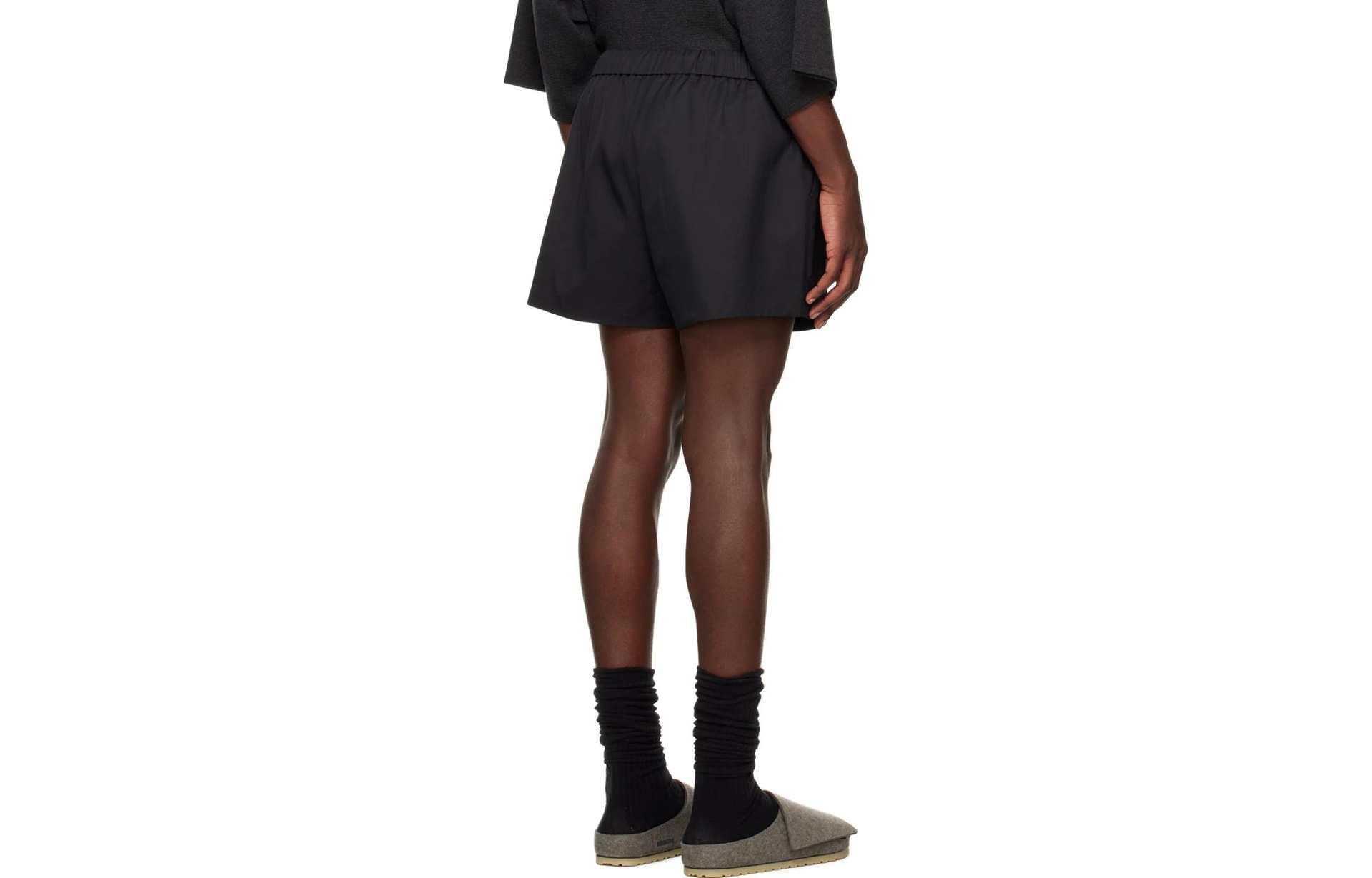 Fear Of God Eternal Nylon Wool-Blend Twill Shorts Black — фото 1