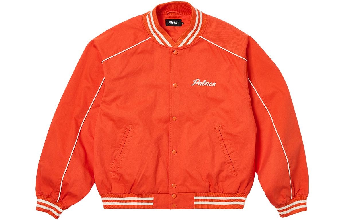 Palace x Spitfire SS23 Baseball Jacket Red — фото 1