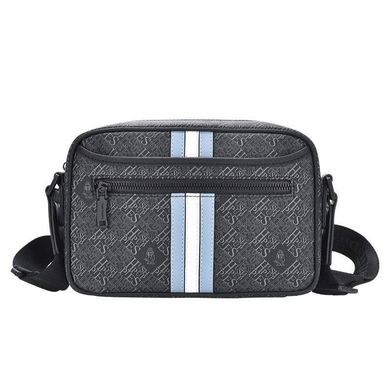 Hush Puppies/暇步士 Hush Puppies Checkered Series Shoulder Bag Black