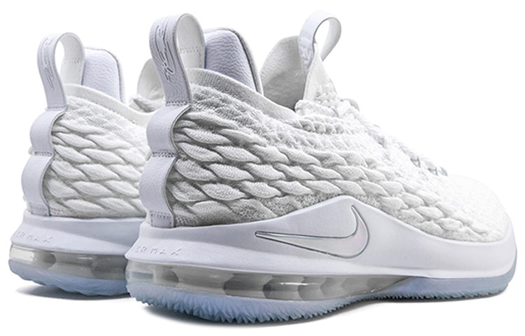 Nike Lebron 15 Low White Metallic Silver — фото 8