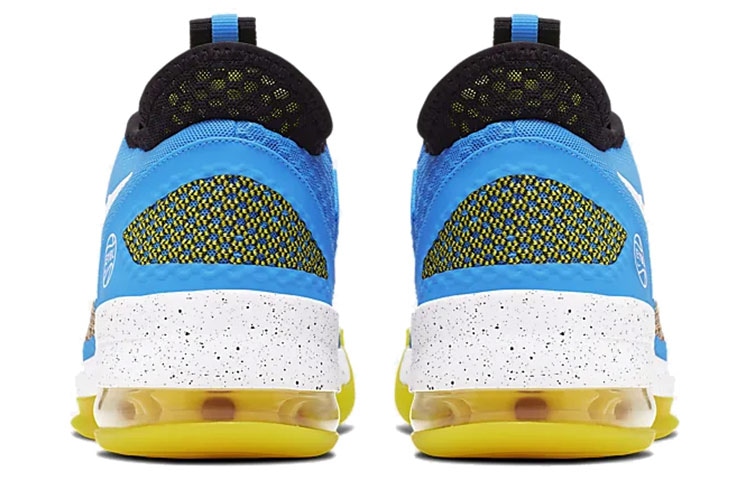 Nike Air Force Max Low Blue Yellow — фото 8