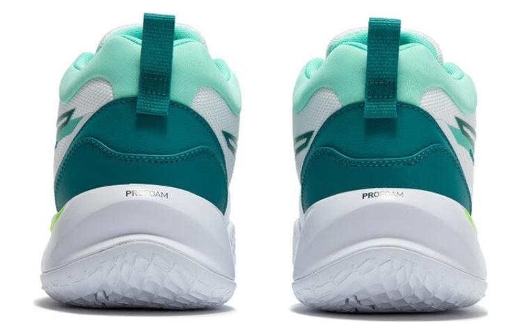 Puma Playmaker Pro Mid White Green — фото 7